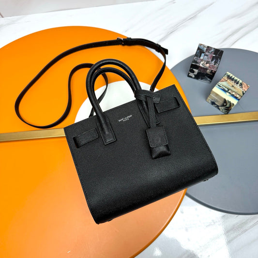 YSL Sac de Jour Baby 22cm Black Caviar 285789