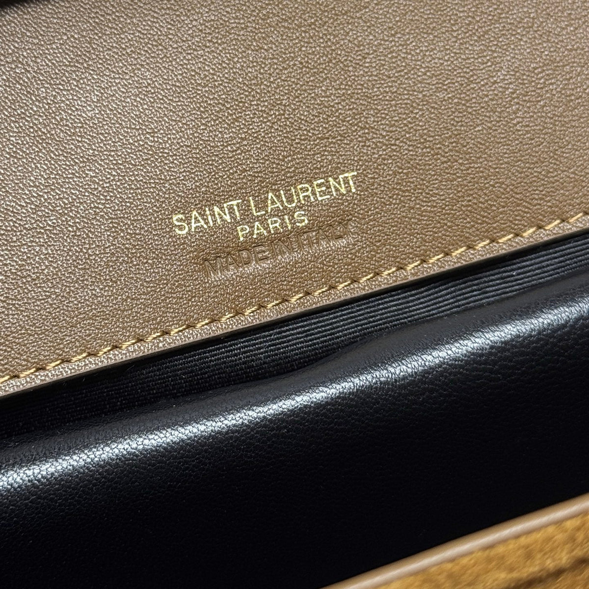 YSL Loulou Small Bag 24cm Coffee Brown Suede 285669