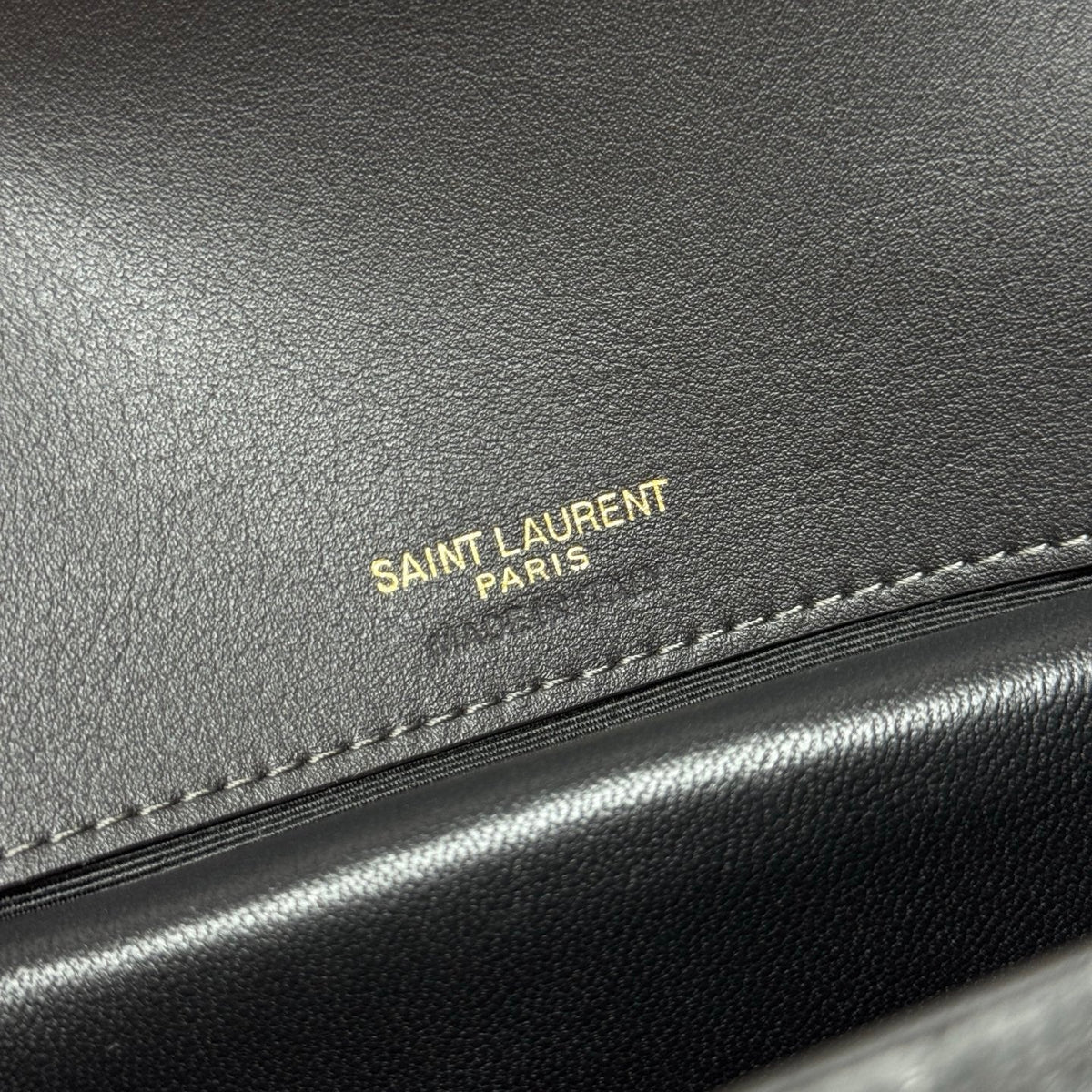 YSL Loulou Mini Bag 20cm Grey Suede 285675