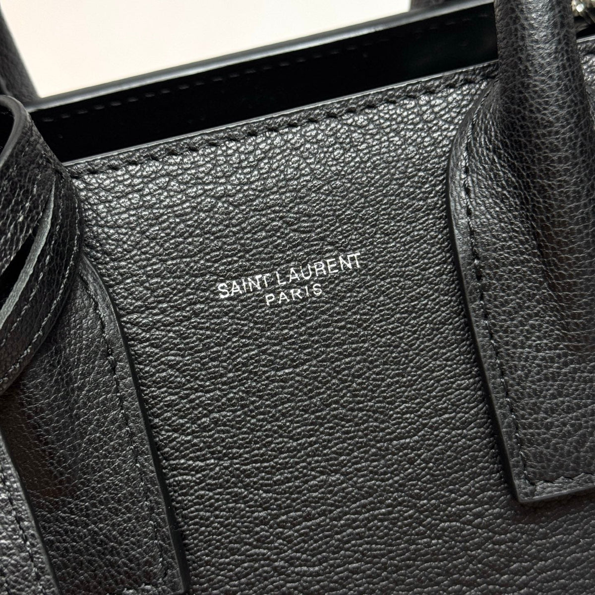 YSL Sac de Jour Baby 26cm Black Cowhide 285781