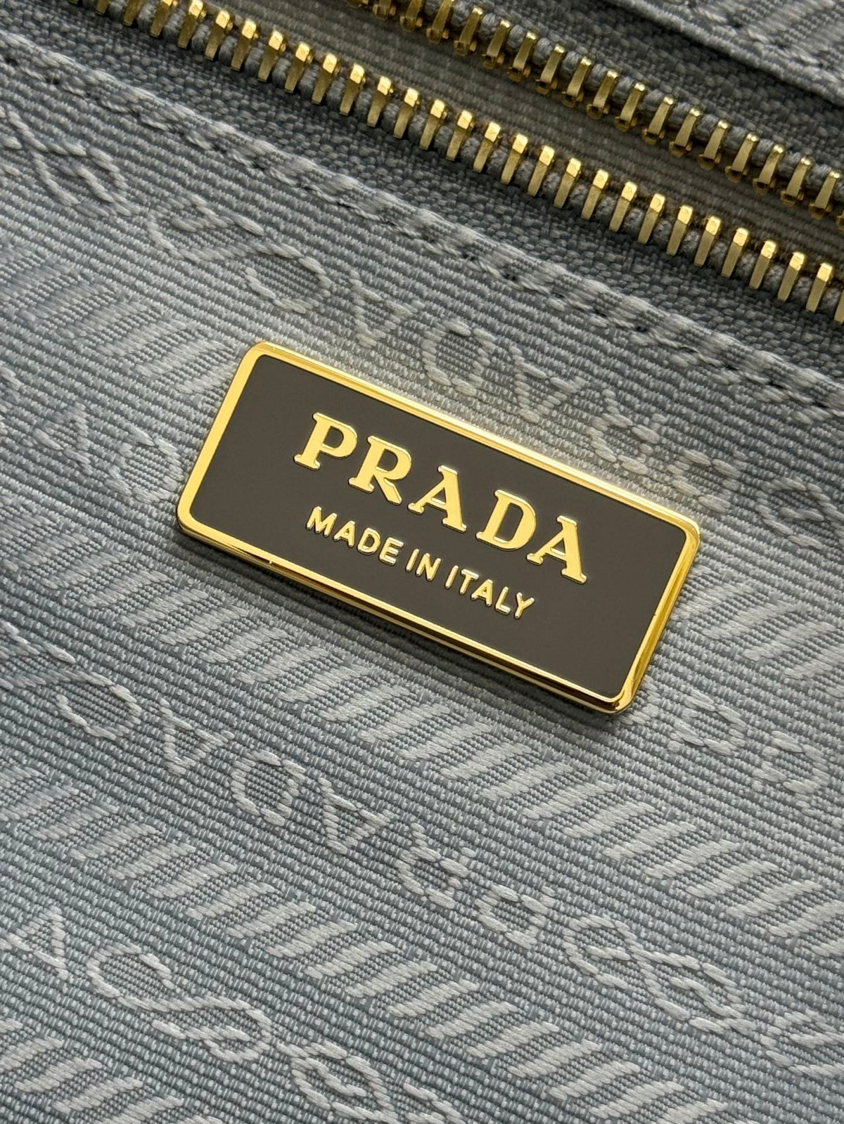 Prada Bonnie Extra-Large 42cm Grey Calfskin