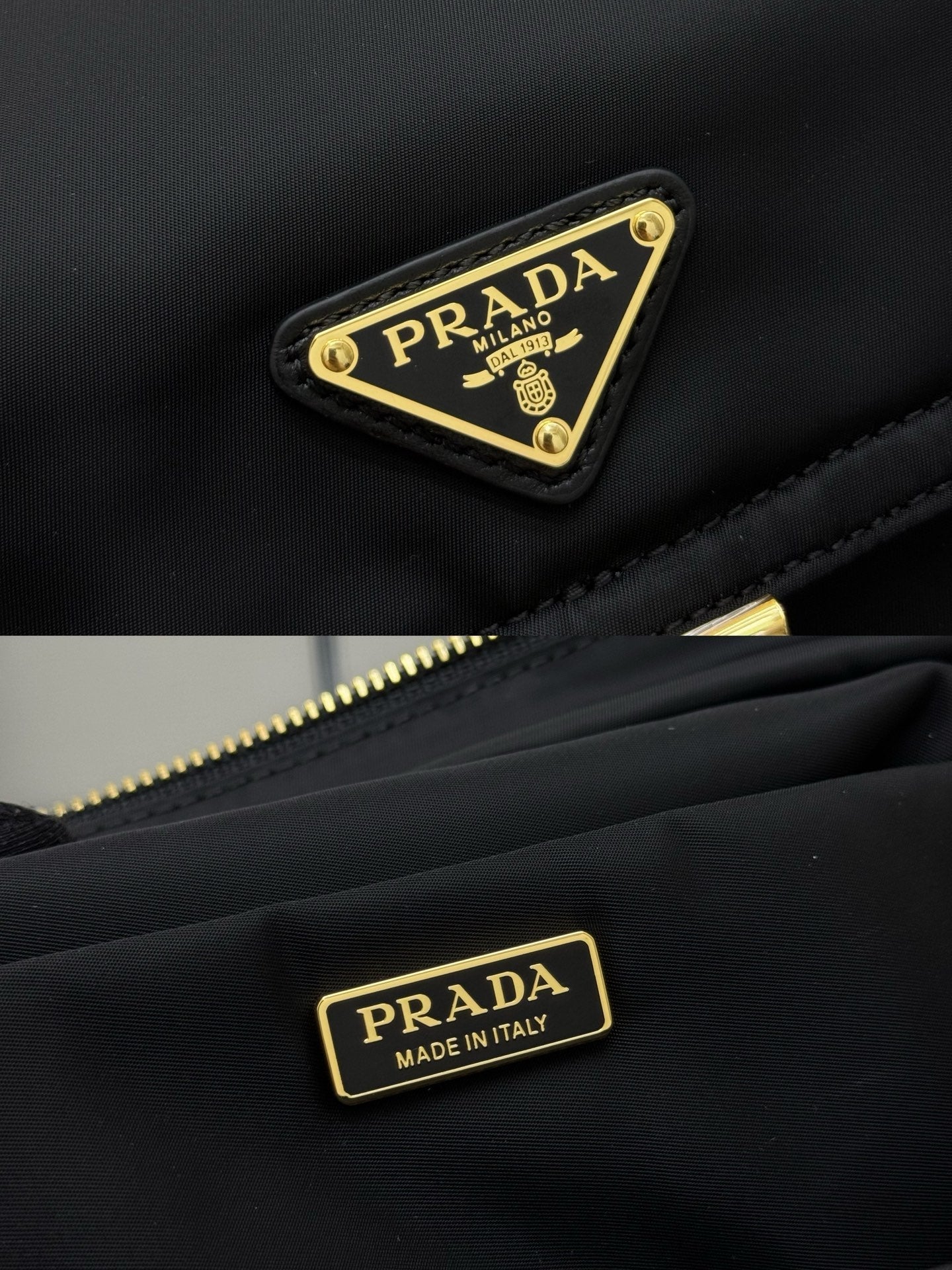 Pra Explore Medium Shoulder Bag With Flap Black Nylon 294024