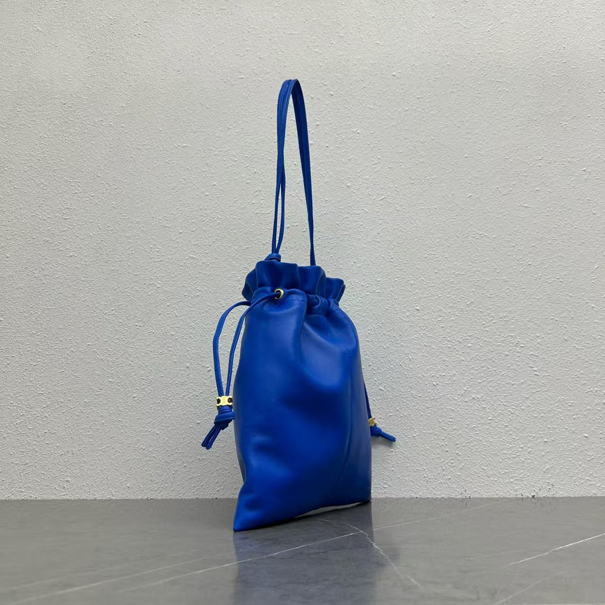 Celine Crystal Pouch Ultra Blue Lambskin