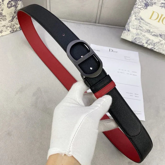Dior 2026 30 Montaigne Belt 35mm Grained Calfskin