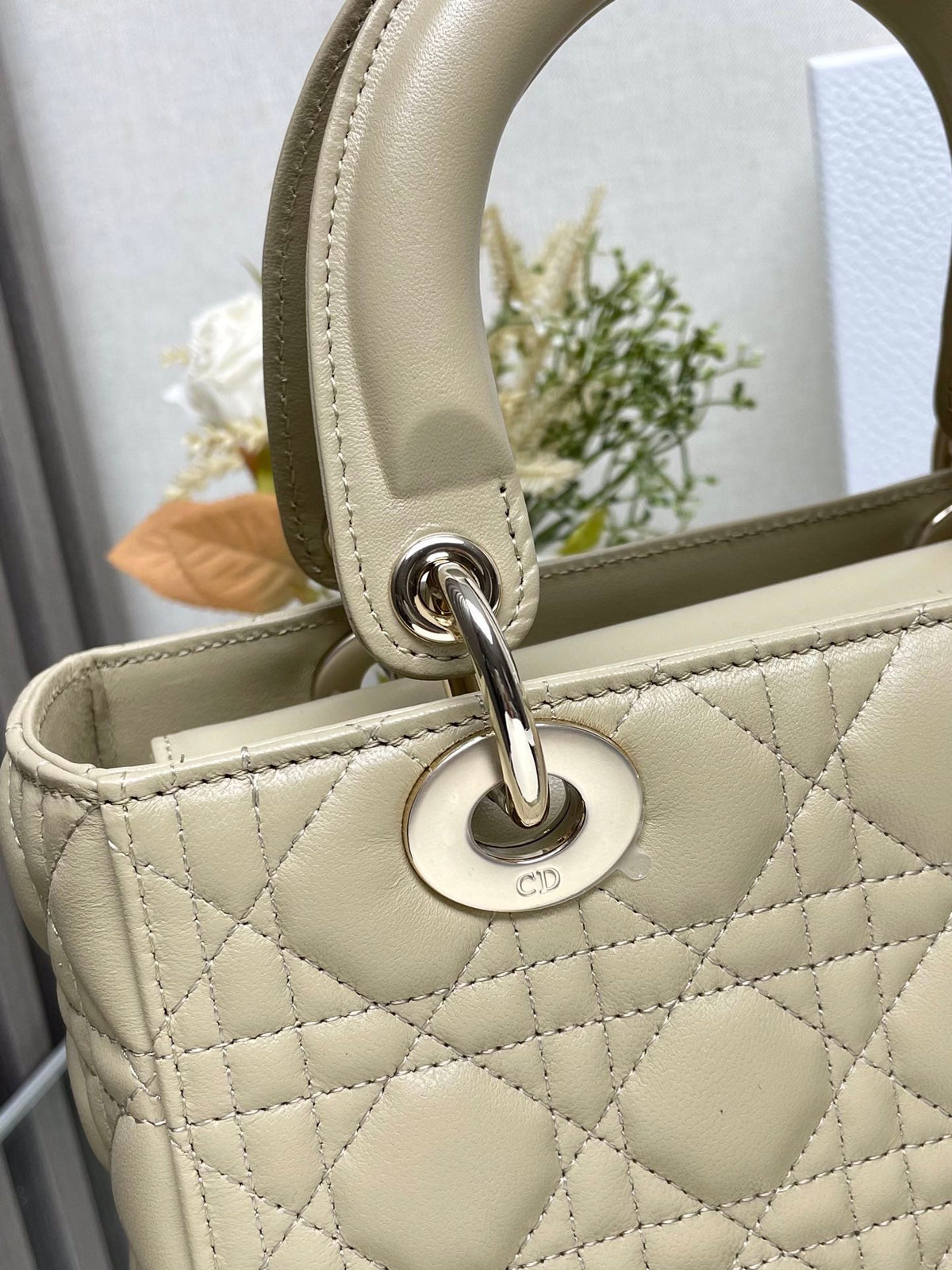 medium lady 24 mesquite lambskin silver hardware