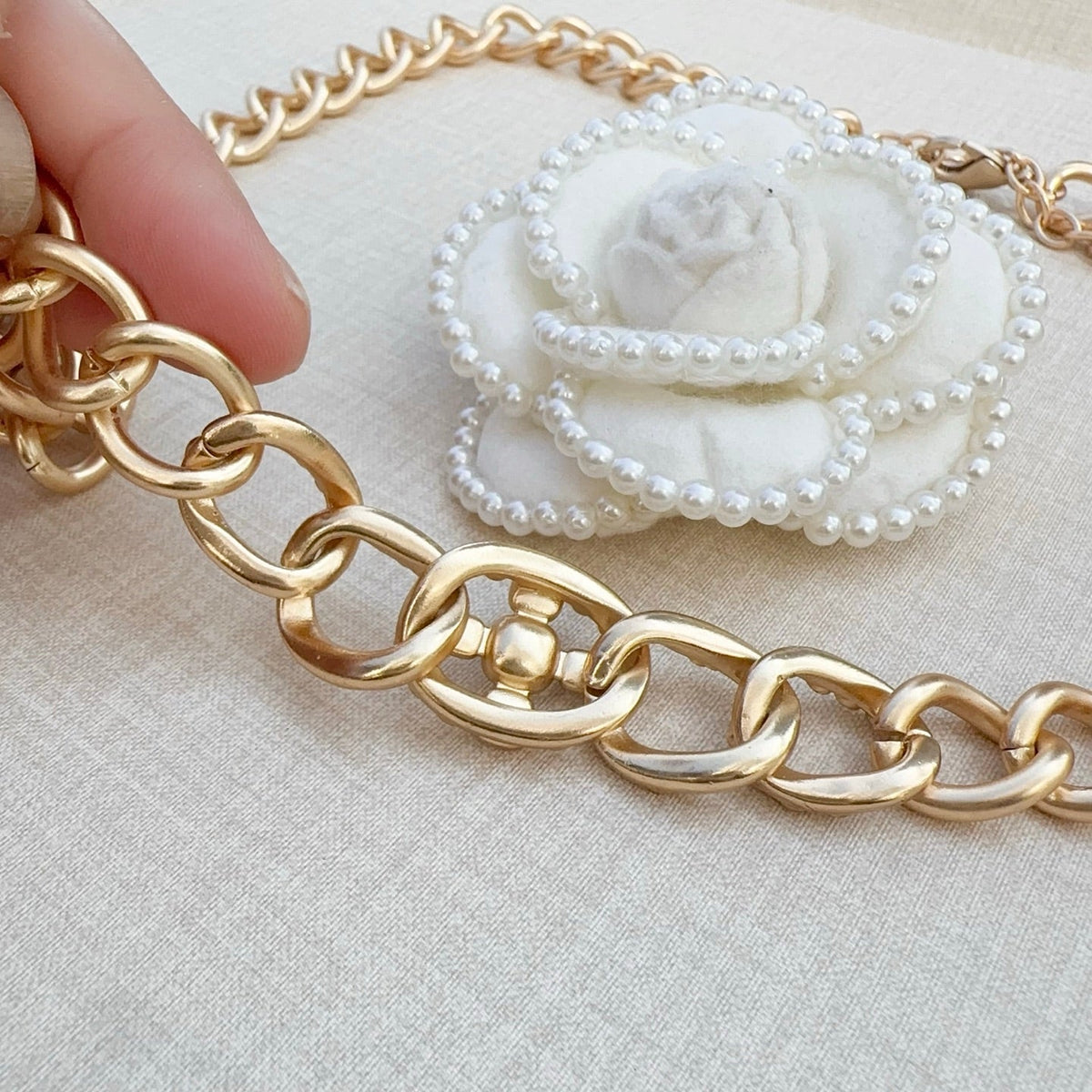 CC Waist Chain With Zirconia 199998