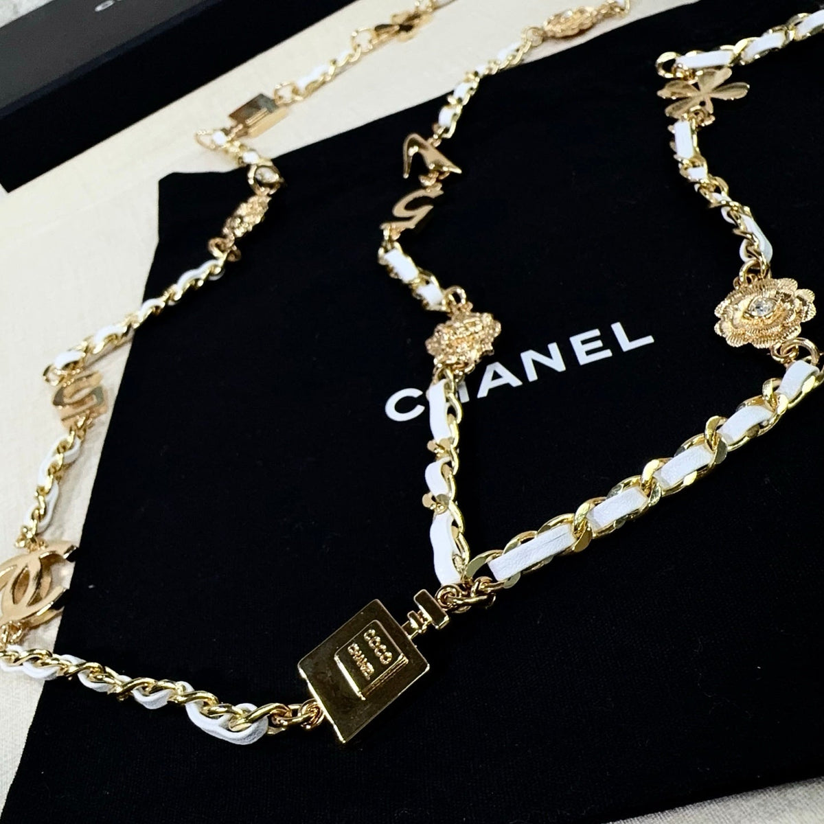Chanel 2026 CC Logo Plaque Waist Belt 216564