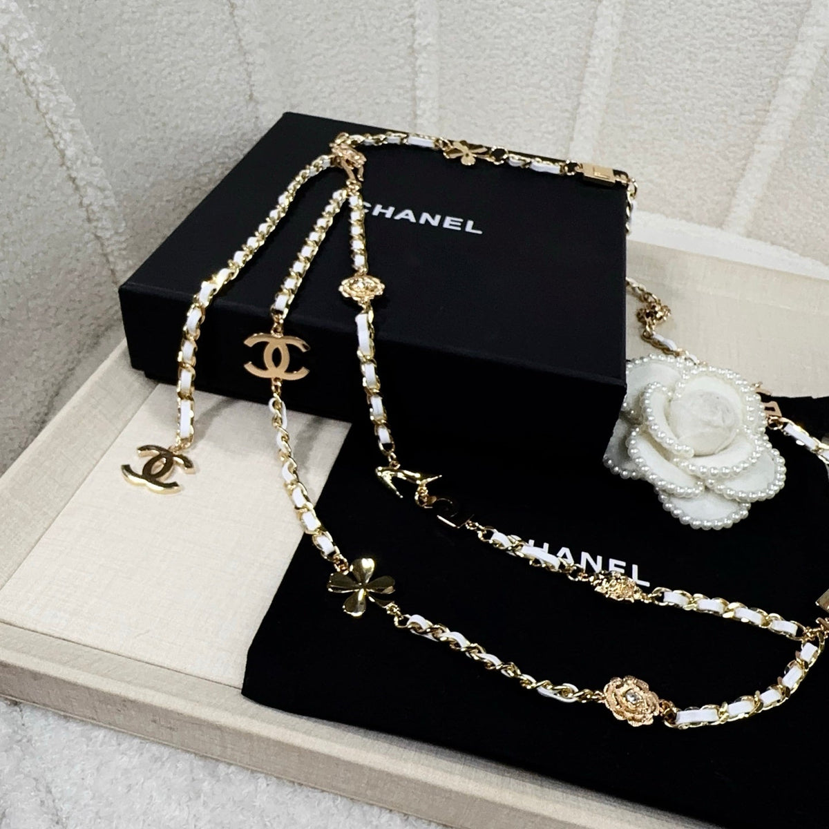 Chanel 2026 CC Logo Plaque Waist Belt 216564