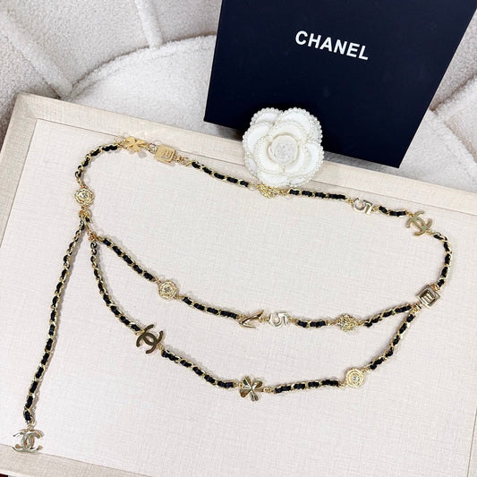 Chanel 2026 CC Logo Plaque Waist Belt 216565