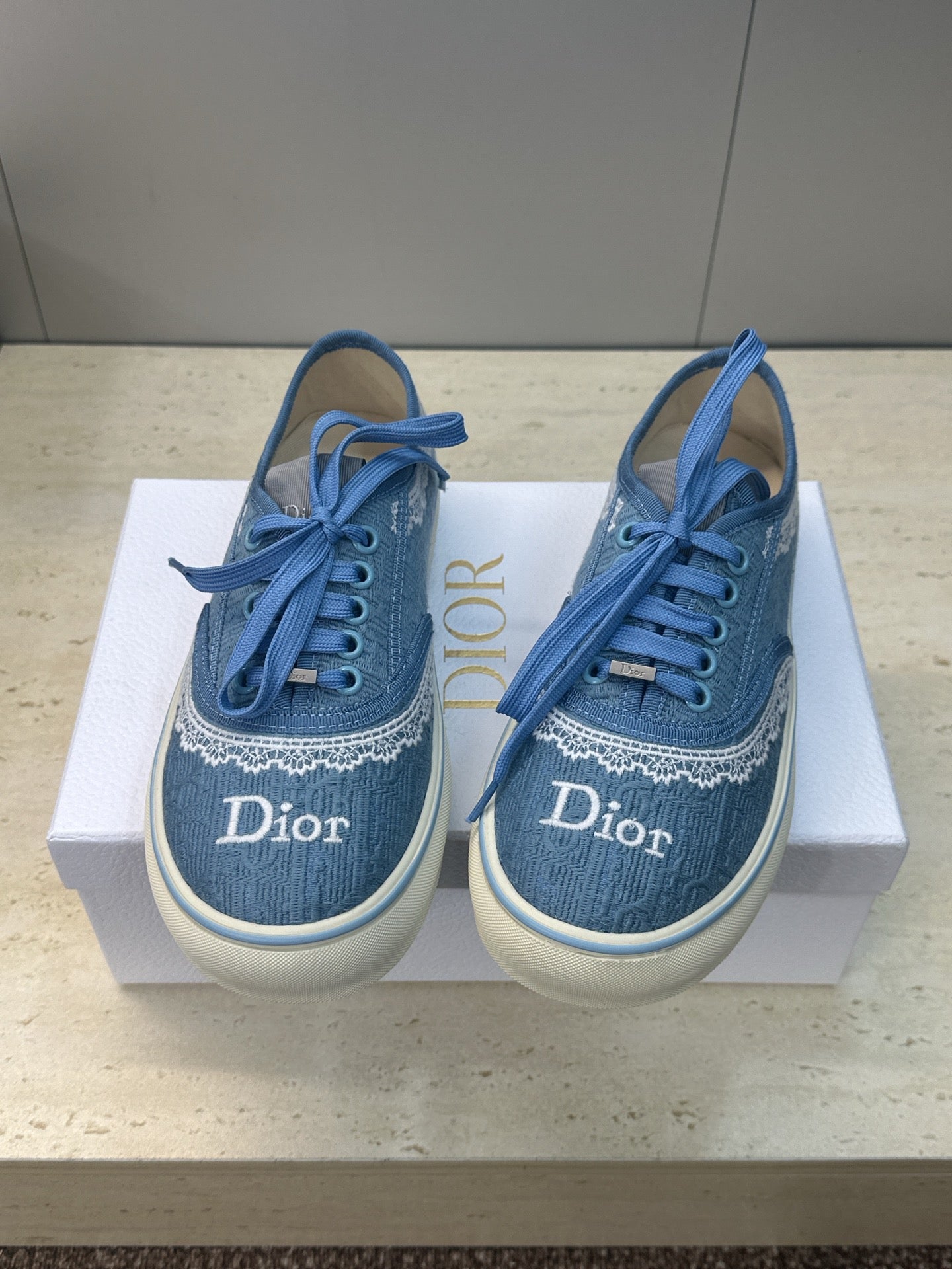 CD Saltwind Sneaker Light Blue Cotton 633081