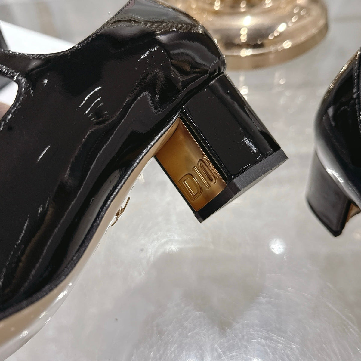 CD  26 Lolita High-Heeled 40 Black Patent Leather 592220
