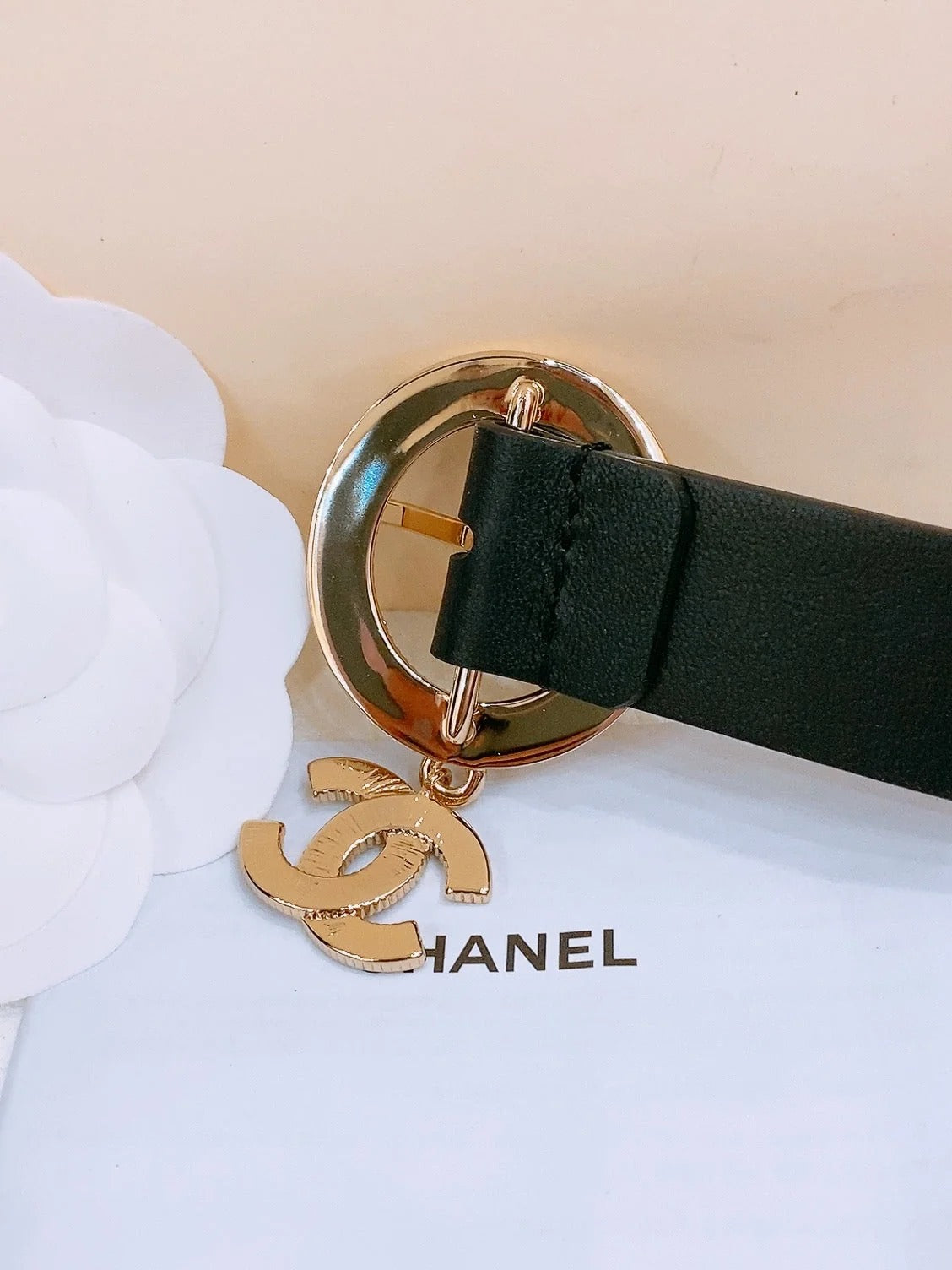 Chanel 2026 Leather Chain Belt 20mm 190392