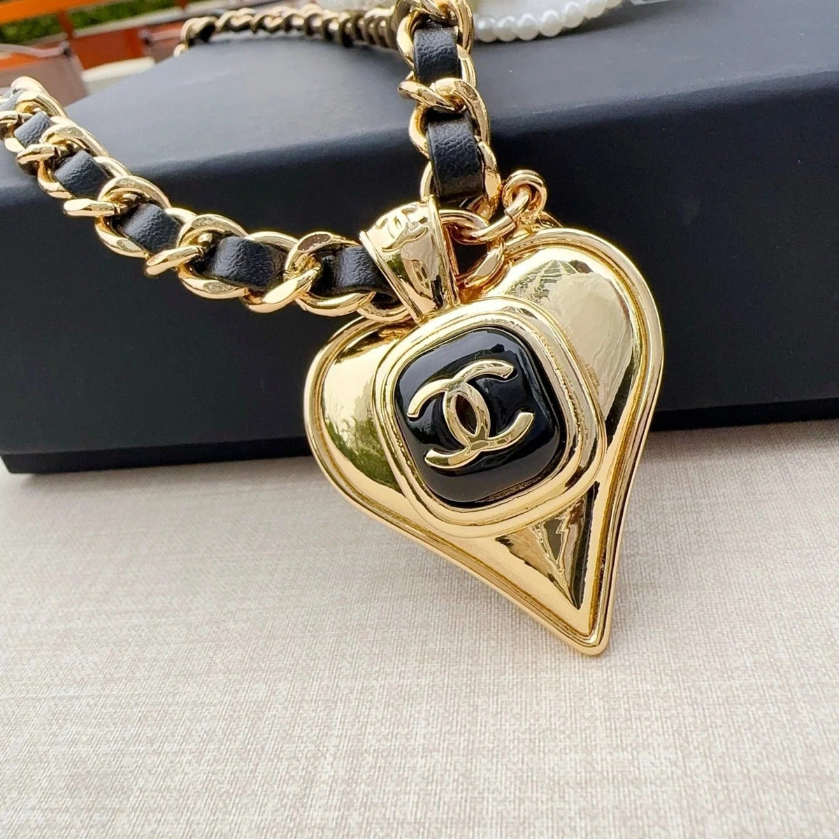 Chanel 2026 Heart Charm Chain Belt 201304