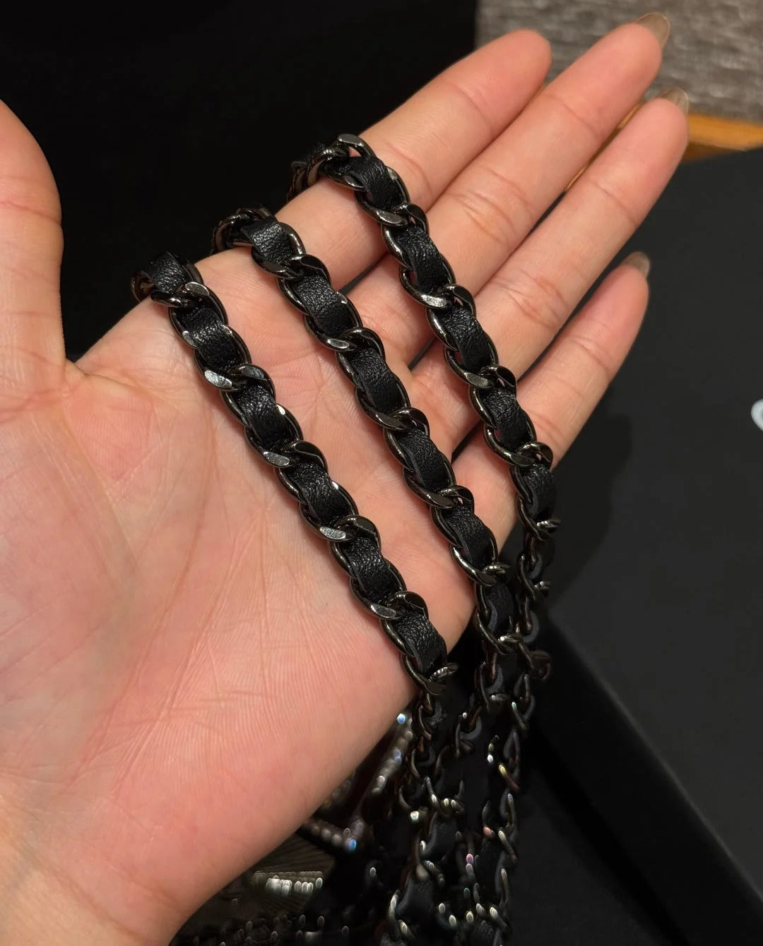 Chanel 2026 Crystal CC Square Charm Belt