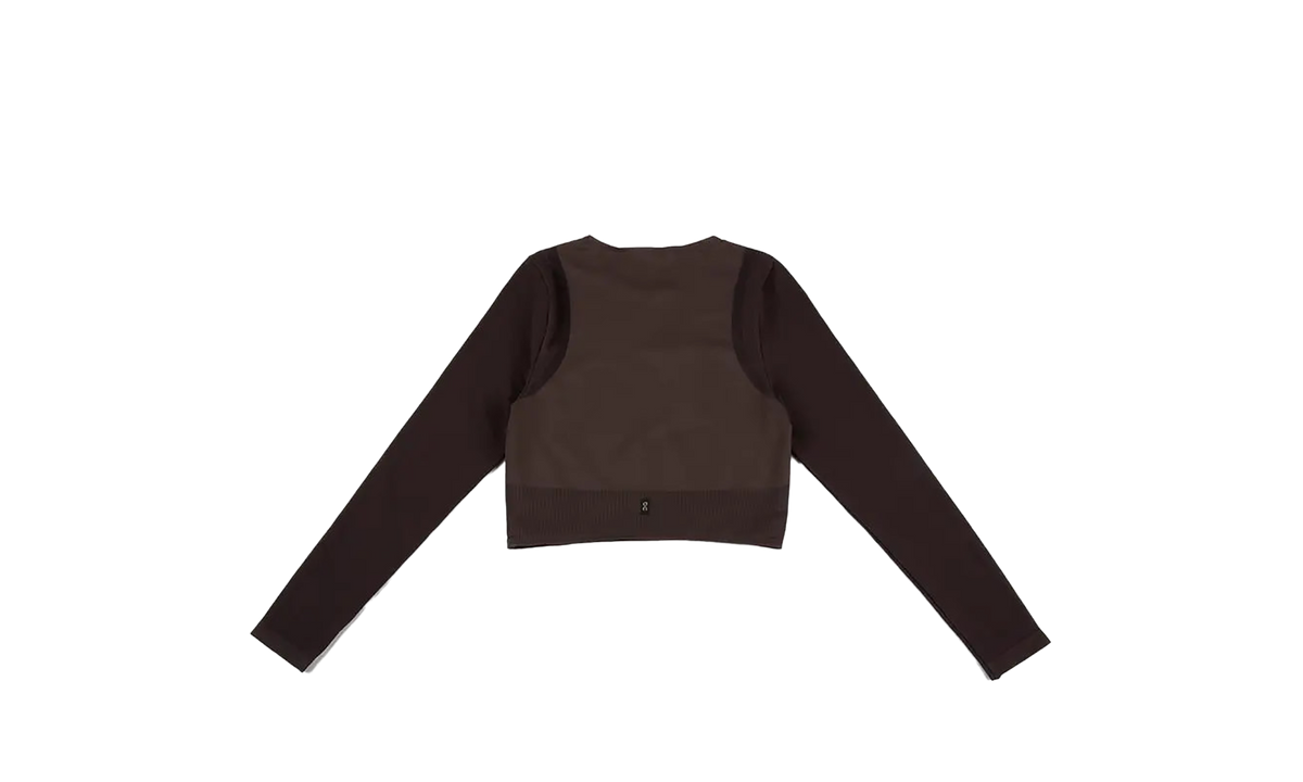 Studio Knit Long-T Crop "Pebble Black" 1WF10263573