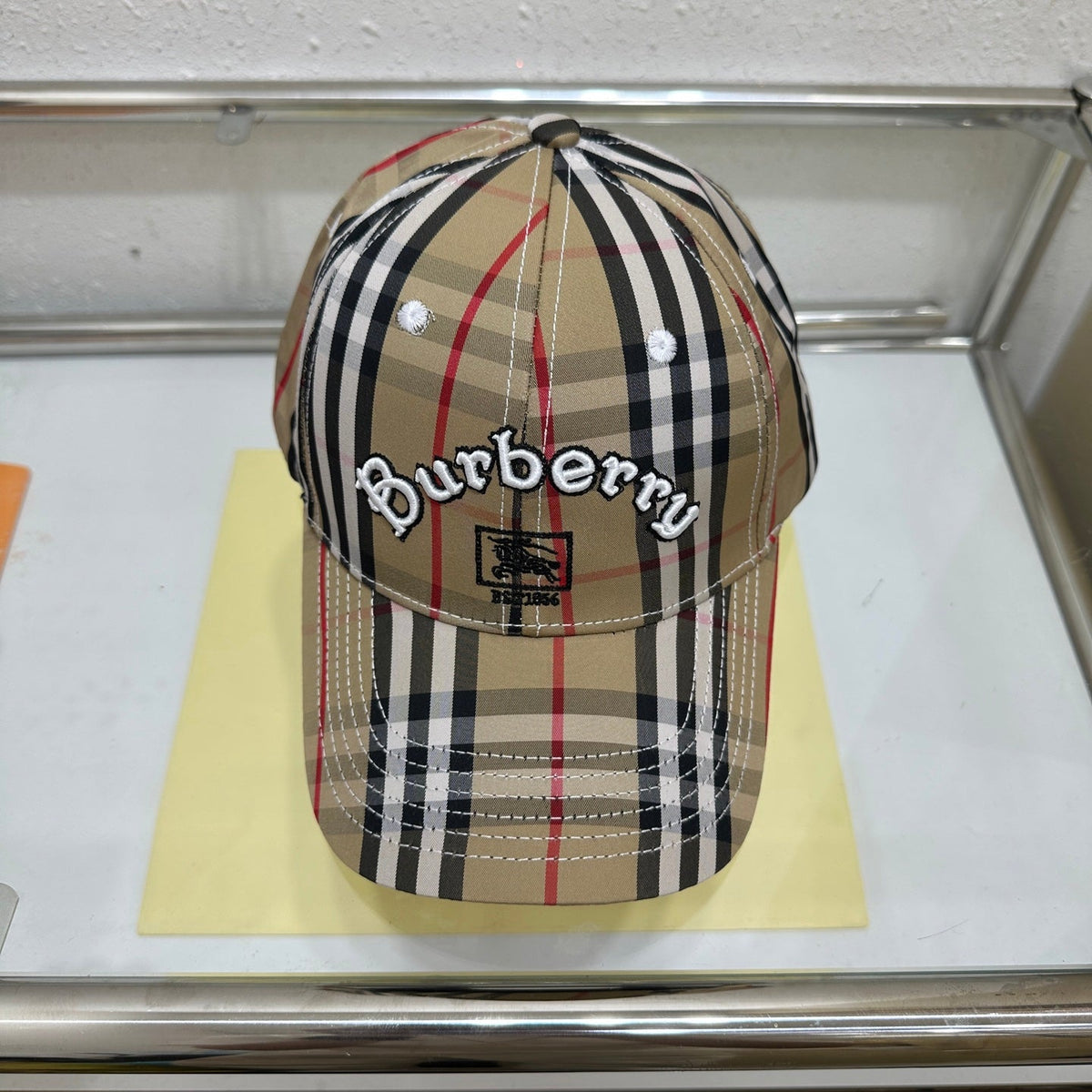Burberry Check Baseball Cap