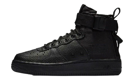 SF Air Force 1 Mid GS "Triple Black" AJ0424 003